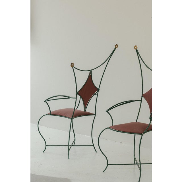 Boho Chic Armchairs from Marco De Gueltzl, 1990s, Set of 2 For Sale - Image 3 of 13