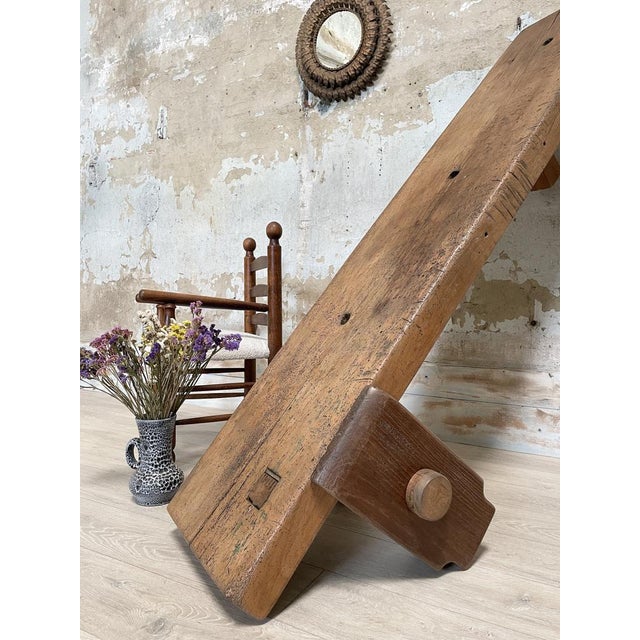 Primitive Coffee Table in Wood For Sale - Image 4 of 18