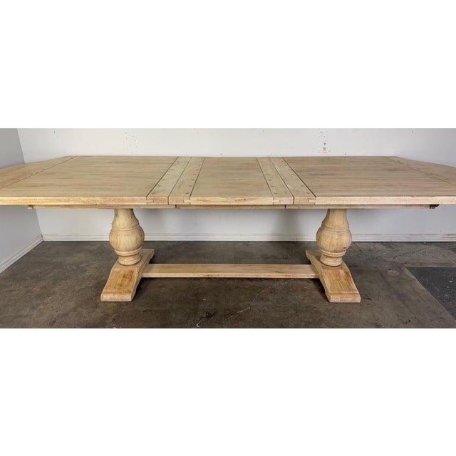 Spanish Spanish Style Refractory Table W/ Leaf Extension C. 1930's For Sale - Image 3 of 18
