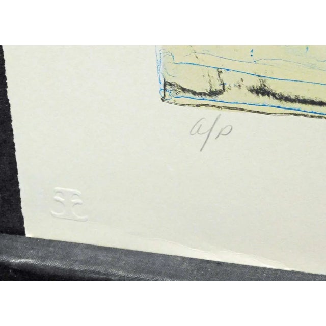 Aldo Luongo "Lets Go for the Bomb" Lithograph on Paper Hand Signed Football For Sale - Image 4 of 4