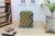 Chic handmade ottoman crafted using wood and upholstered using hand-woven kilim wool rug is a multi-purpose fashion pouf...