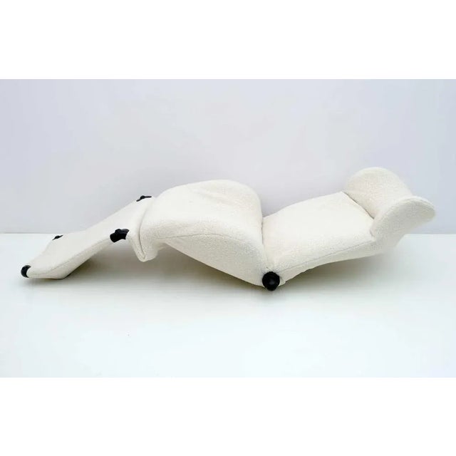 Armchair Boucle attributed to Toshiyuki Kita for Cassina, 1980s For Sale - Image 9 of 12