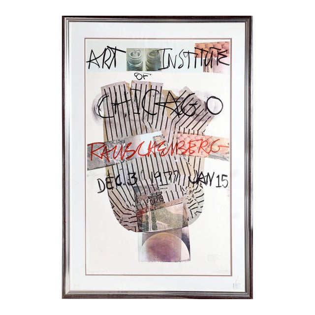 Robert Rauschenberg, the Art Institute of Chicago, Poster For Sale