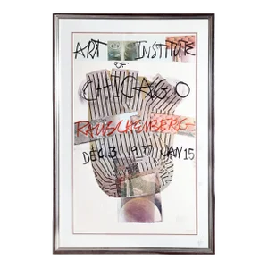 Robert Rauschenberg, the Art Institute of Chicago, Poster