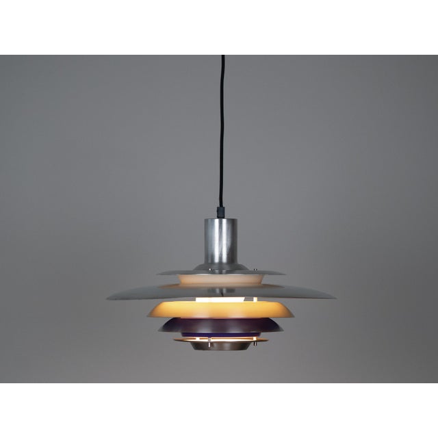 Vintage Danish Roma Pendant Lamp from Teknika, 1980s For Sale - Image 5 of 11