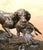 Realism Late 19th Century German Brass & Plaster Hunting Dog Sculpture by Emil Wünsche For Sale - Image 3 of 14