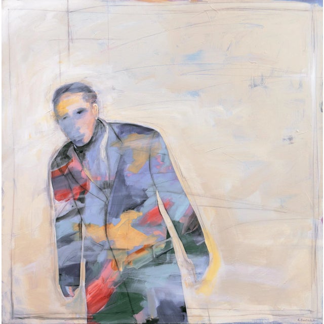 'Coat of Many Colors' by Amanda Danitschek, California Figurative Abstraction, Pacific Art League For Sale - Image 11 of 11