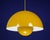 A vibrant and very large ‘flowerpot’ pendant lamp, model vp2, designed by renowned danish designer, verner panton, in...