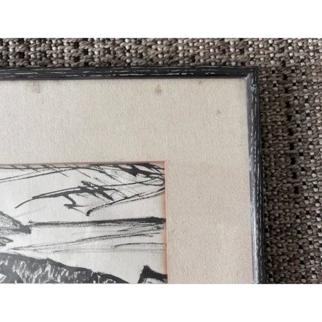 Original Early Mid Century Landscape Ink Drawings by Listed Artist Hesill Boultbee - Signed For Sale - Image 9 of 15