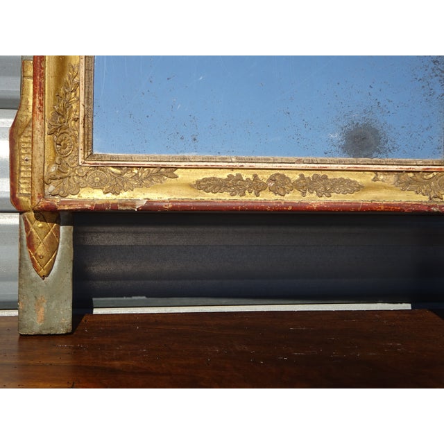 Antique Louis XVI Style Mirror, 1800s For Sale - Image 12 of 18