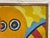 Vintage Mid Century Modernist Folk Art Painting | Framed Original Mid Century Modern Artwork, C. 1972 For Sale - Image 9 of 13
