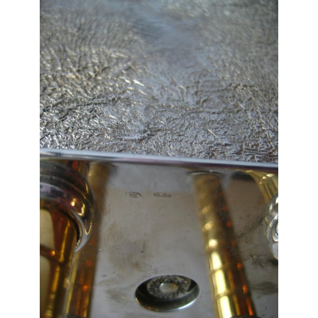 1920s Mid-Century Modern Large Silver Incense Burner For Sale - Image 10 of 13