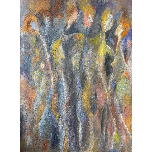 Gilbert Pauli, Enlacer, Oil on Canvas, 2001 For Sale - Image 8 of 8