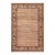 Bohemian Gabbeh Beige/Rust Wool Rug - 6'3'' X 9'0'' For Sale