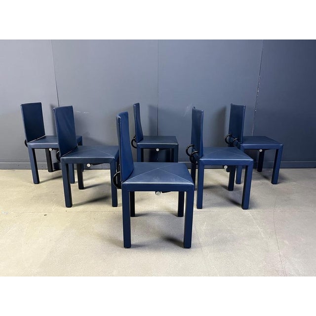 Arcadia Dining Chairs attributed to Paolo Piva for B&B Italia, 1980, Set of 6 For Sale - Image 9 of 12
