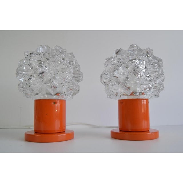 Wall Lamps from Kamenický Šenov, 1970, Set of 2 For Sale - Image 3 of 16