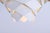 Original ‘symfoni’ ceiling lamp by preben dahl for h. Følsgaard elektro, copenhagen. The metal facets in blue-grey and...