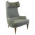 Monumental Grey Austrian Mid-Century Wingback Armchair by Oswald Haerdtl For Sale - Image 13 of 13