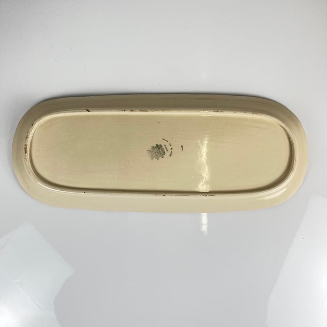 1950s Vintage Long Dish from Longchamp, 1950s For Sale - Image 5 of 8