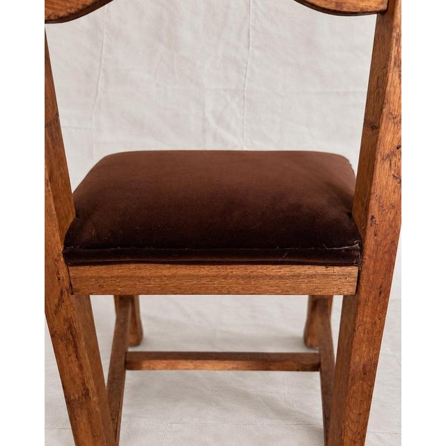 Danish Carved Oak Dining Chairs in the style of Skønvirke, 1930s, Set of 4 For Sale - Image 11 of 13