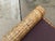 Vintage Woven Banana Leaf Ottoman With Upholstered Cushion For Sale - Image 9 of 10