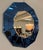 Italian Blue Mirrored Glass Decagonal Mirrors, 2000s, Set of 2 For Sale - Image 9 of 11