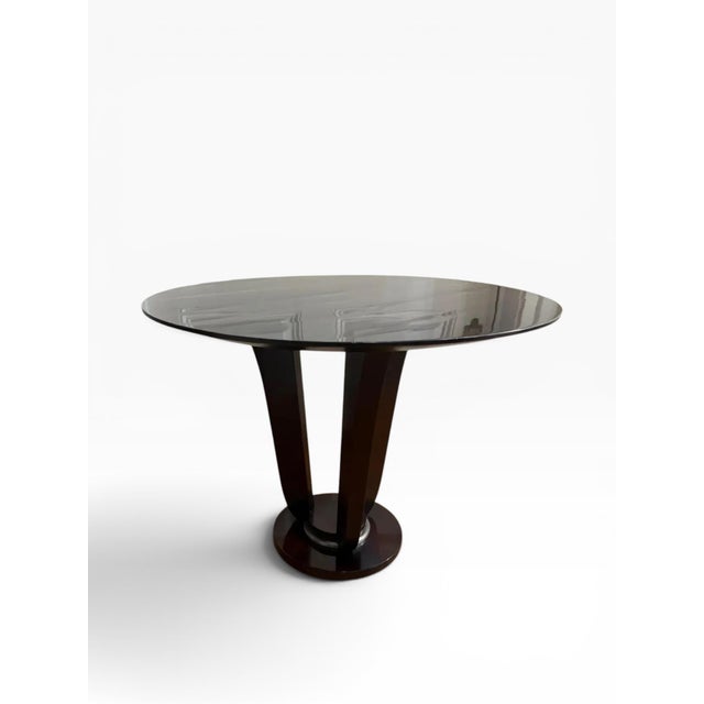 Baker Furniture Company Barbara Barry Gueridon Mahogany Side Table for Baker Furniture For Sale - Image 4 of 14