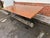 Vintage Country Style Wrought Iron Base Solid Wood Top Dining Table. Made in Italy For Sale - Image 10 of 12