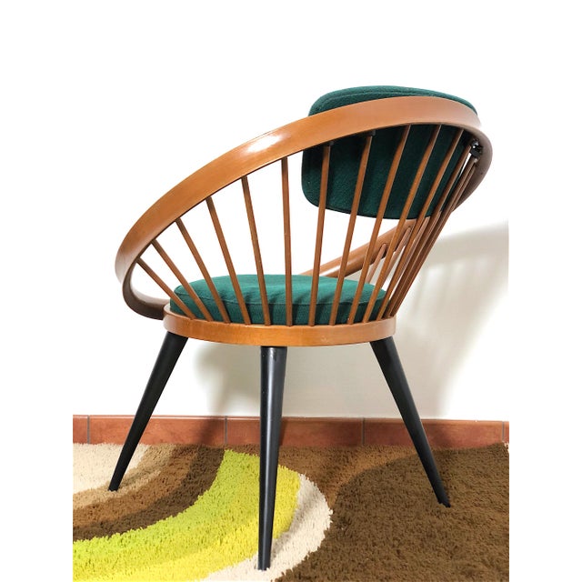 Vintage Circle Chair by Yngve Ekström, Sweden, 1950 For Sale - Image 6 of 13
