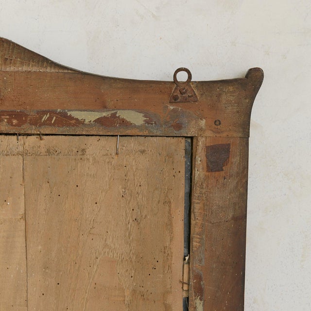 Neoclassical Italian Neoclassical Cherry Wood Wall Mirror, 19th Century For Sale - Image 3 of 11
