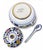 Late 20th Century Vintage Fima Deruta Italy Hand-Painted Arabesco Bird Soup Tureen & Ladle Set For Sale - Image 5 of 5