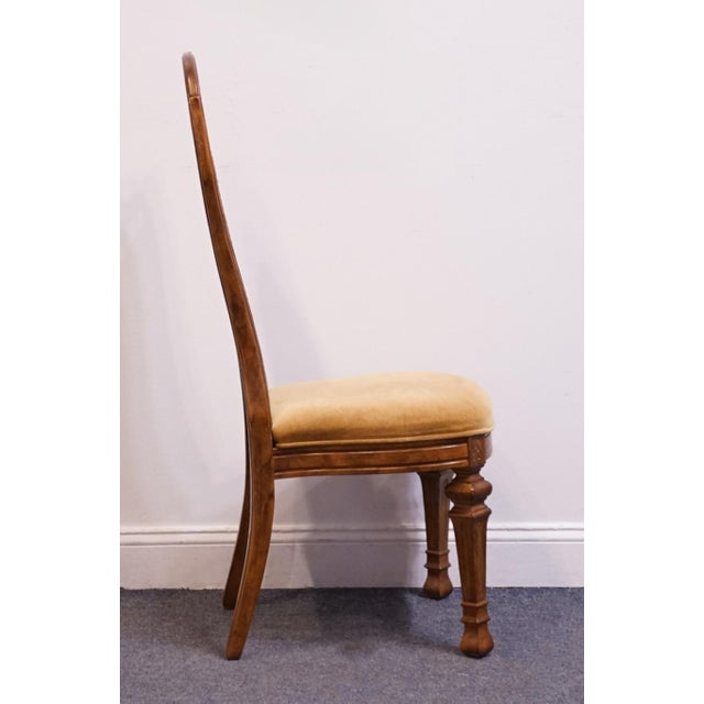 Wood Bernhardt Furniture Italian Neoclassical Tuscan Style Dining Side Chair 636-523 For Sale - Image 7 of 12