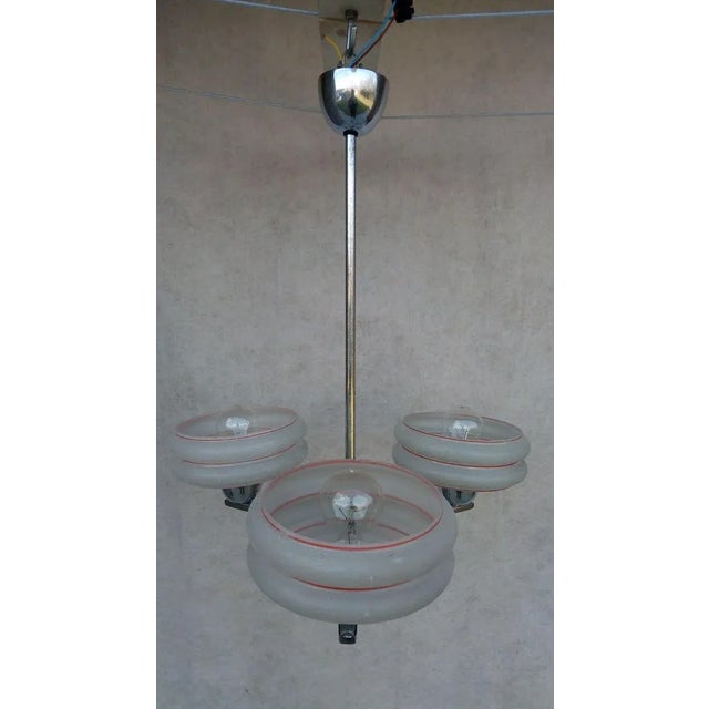 Vintage Type 503/3 Chandelier from Lidokov, 1950s For Sale - Image 13 of 13