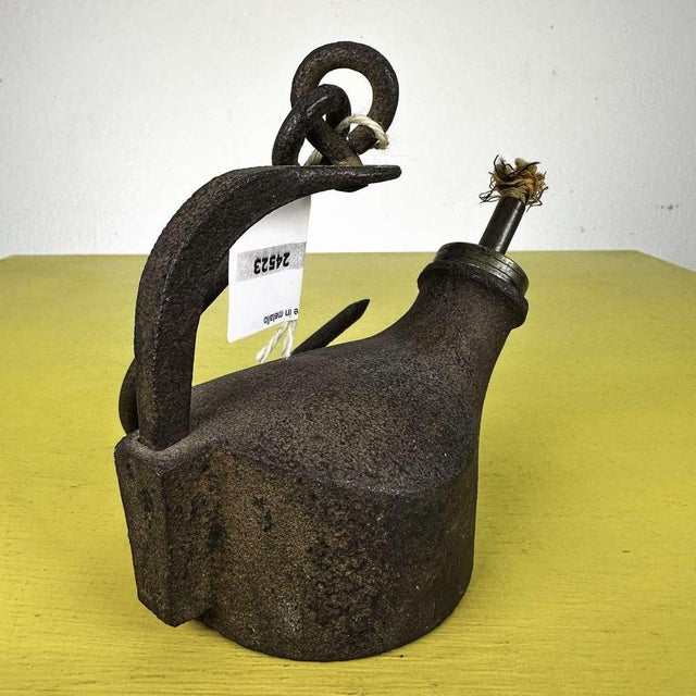 Metal Miners Table Lamp For Sale - Image 3 of 6