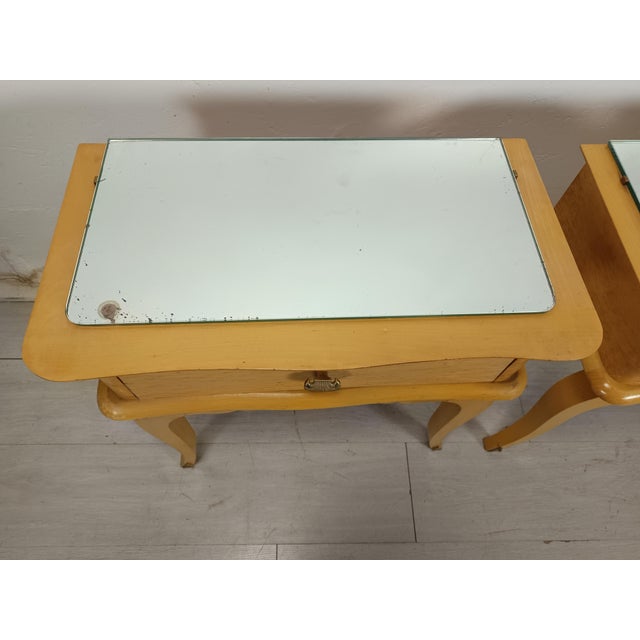 1920s Art Deco Bedside Tables, 1920s, Set of 2 For Sale - Image 5 of 18