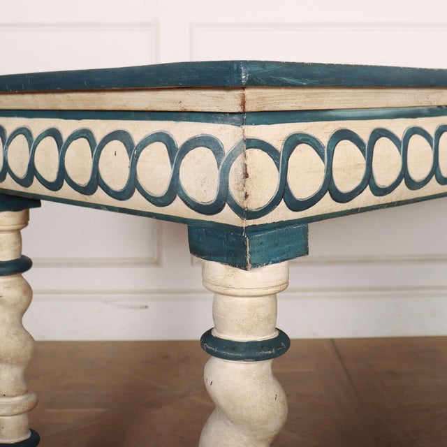 White Dutch Painted Console Table For Sale - Image 8 of 13