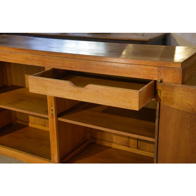 Art Deco Oak Sideboard by Henri Bonjour, 1930s For Sale - Image 6 of 16