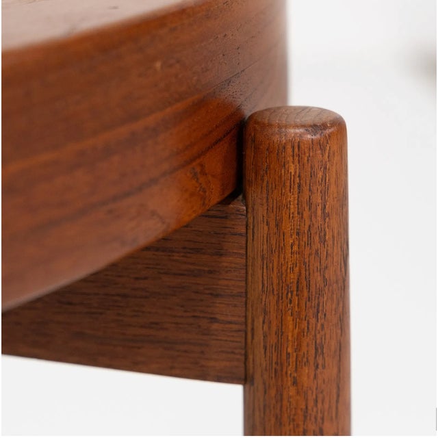Løvig Design Danish Modern Flip Top Table in Style of Jens Quistgaard by Løvig For Sale - Image 4 of 7
