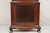 Mid 20th Century Vintage Georgian Style Mahogany Corner Cabinet China Cabinet With Glass Door For Sale - Image 5 of 12