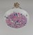 1930s Loys Lucha French Art Deco Pendant Light 1930s - Enameled Pink Foliage Bowl For Sale - Image 5 of 11