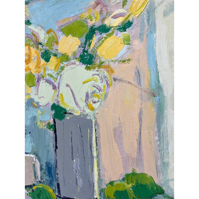 Wood Impressionistic Landscape Original Oil Painting For Sale - Image 7 of 11