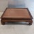 Vintage Low Chinese Ming Dynasty Kang Solid Wood Coffee Table With Clear Lacquer Recessed Top For Sale - Image 12 of 17