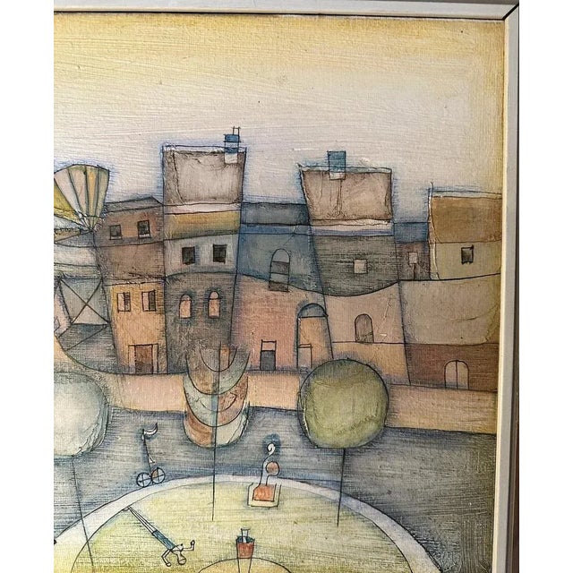 Swedish Artist, Post Impressionist Composition, 1960, Oil on Canvas, Framed For Sale - Image 6 of 7