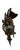 1920s Mixed Metal Tudor/Gothic Storybook Wall Sconces With Copper Smoke Bells - Pair For Sale In Los Angeles - Image 6 of 6