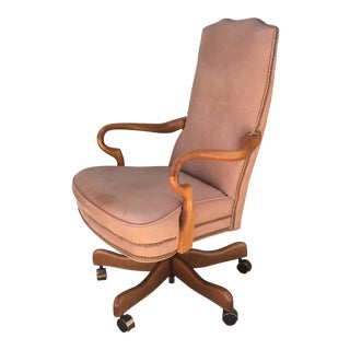 Vintage Leather Executive Chair For Sale