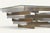 Sculptural Coffee Table in Brushed Aluminum and Glass, 1970s For Sale - Image 6 of 18