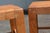 Goldenrod 1990s Pair Wooden Butcher Block Square Bar Height Stools or Prep / Cutting Board Tables For Sale - Image 8 of 13