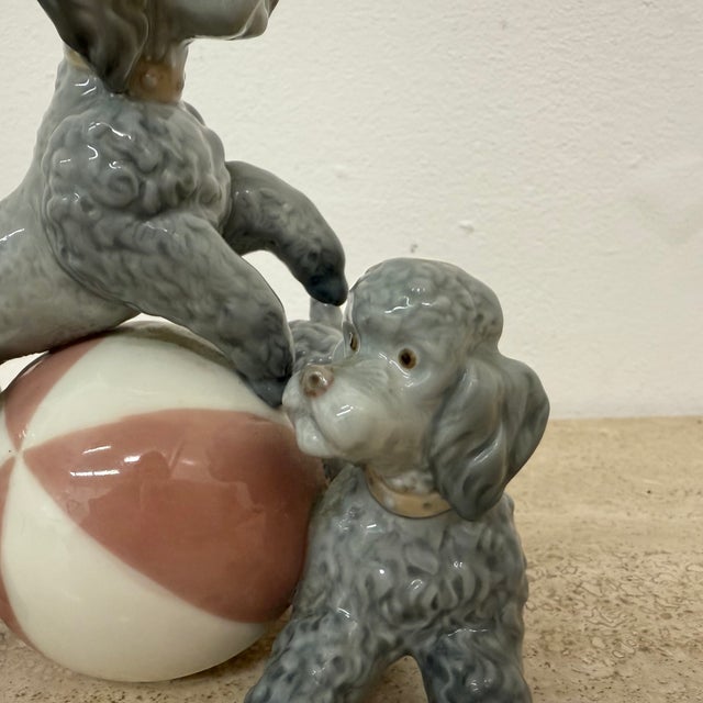 Spain Porcelain Poodle Sculpture, Spain, 1970s For Sale - Image 10 of 12