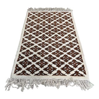 Tunisian Handmade Wool Rug For Sale