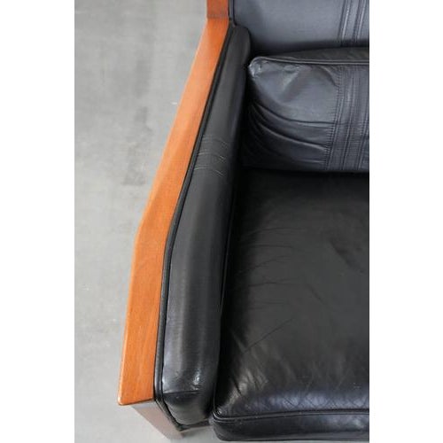Animal Skin Art Deco Decoforma Series Armchairs in Black Leather from Schuitema, Set of 2 For Sale - Image 7 of 18